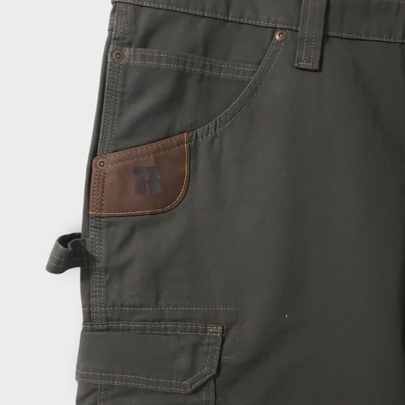 Wrangler Riggs Workwear Ripstop Ranger Cargo Pants Double Knee Green Sz 38x40 - Picture 2 of 14